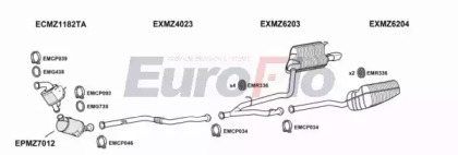 Система выпуска ОГ EuroFlo MZE2521D 5001B